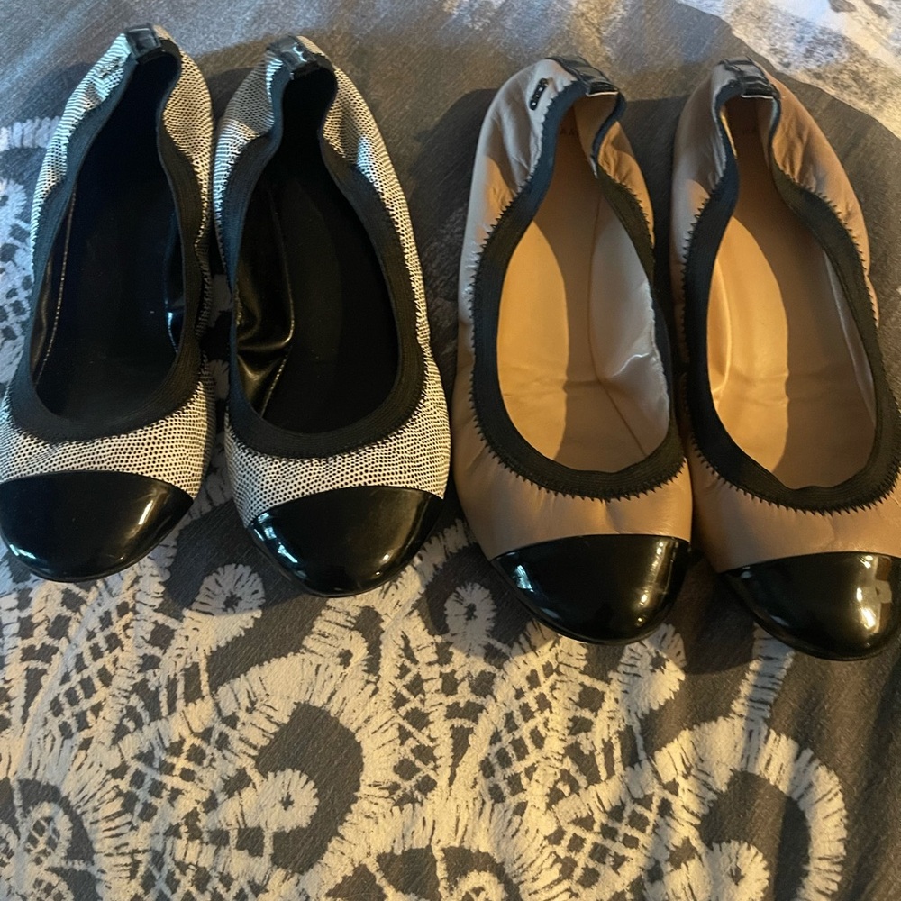Cole Haan ballet core flats packable comfort women' 9 bundle
